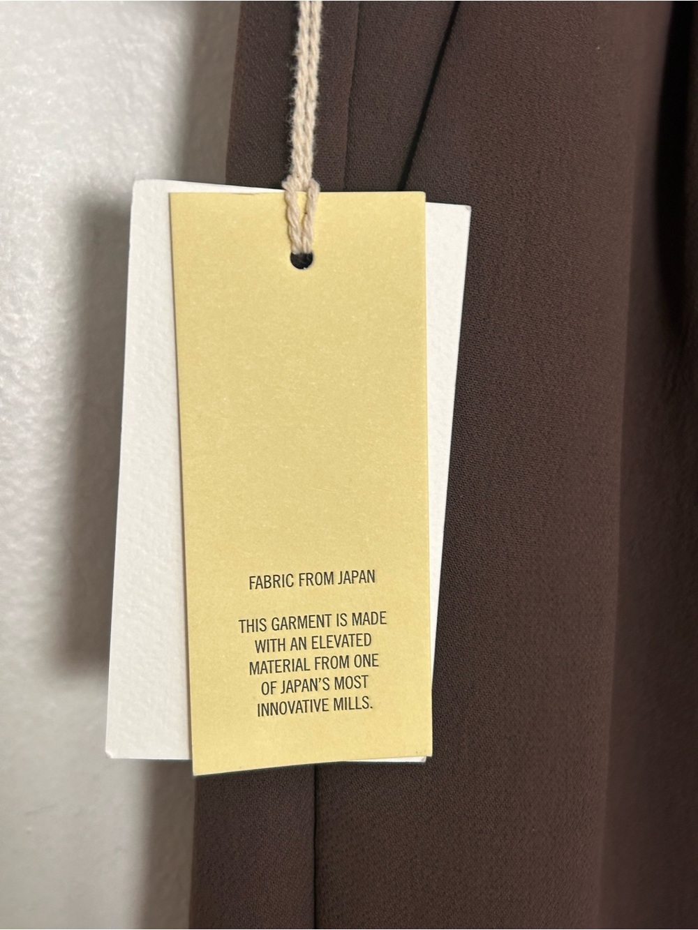 Aritzia Wilfred The Effortless Pant High Rise Wide Leg Rich Mocha Brown NWT 12 - Picture 5 of 7